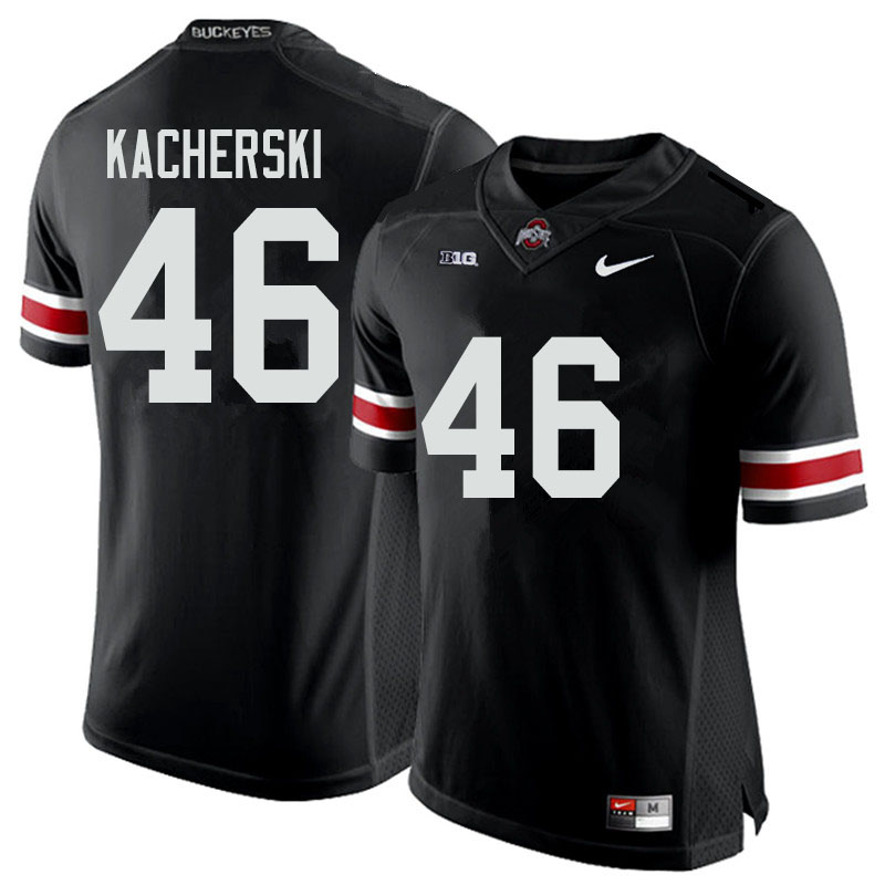 Ohio State Buckeyes #46 Cade Kacherski College Football Jerseys Sale-Black